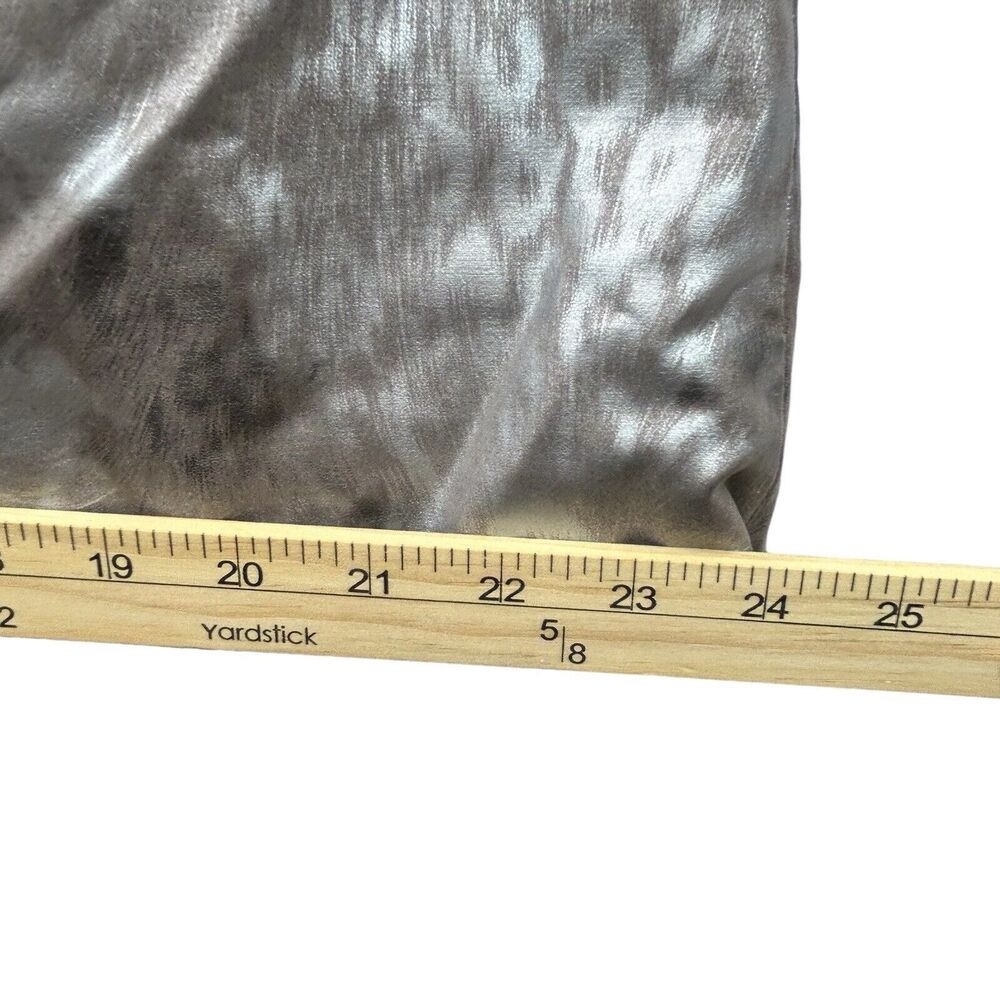 Via Spiga Coat Womens Sz L Silver Cheetah Leopard Animal Print Raincoat Trench - Picture 3 of 16